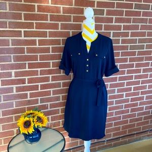 JNY Navy Shift Dress